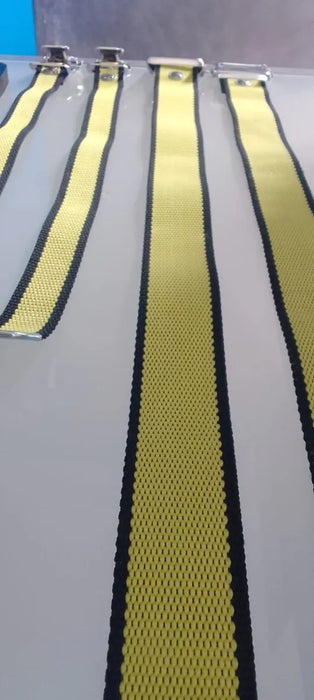 KIT DE REPUESTO PARA ZANCOS 3 PARES DE CORREAS + SUELAS DE GOMA