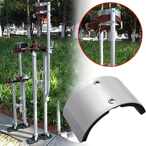 ZANCOS INVERNADERO 24 - 40 PULGADAS / 61 - 102 CM ALUMINIO + SOPORTES P/PIERNA GRATIS