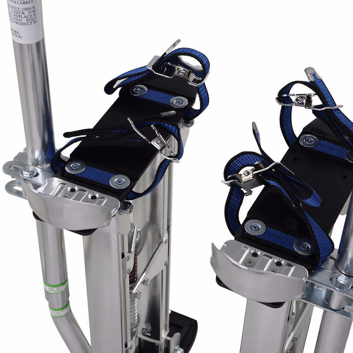 ZANCOS INVERNADERO 24 - 40 PULGADAS / 61 - 102 CM ALUMINIO + SOPORTES P/PIERNA GRATIS