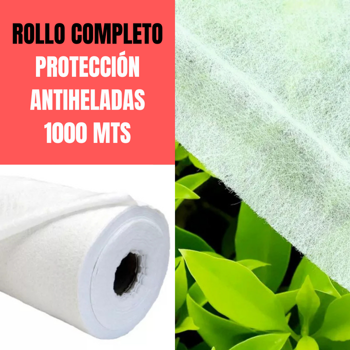 ROLLO DE TELA ANTIHELADAS - GRANIZO 2M X 1000M
