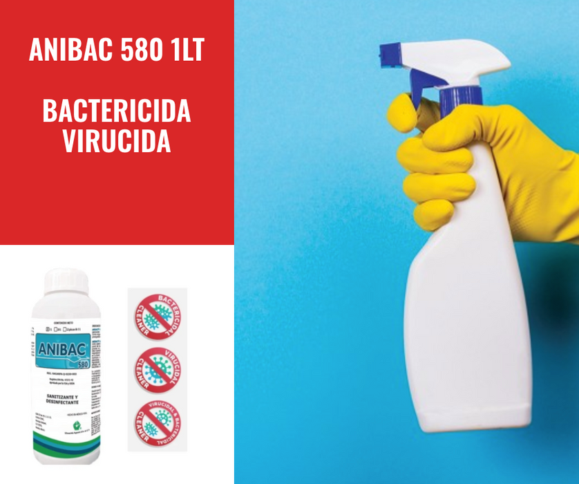 DESINFECTANTE ANIBAC 1LT BACTERICIDA VIRUCIDA