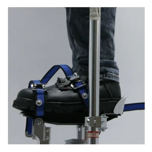 ZANCOS INVERNADERO 24 - 40 PULGADAS / 61 - 102 CM ALUMINIO + SOPORTES P/PIERNA GRATIS