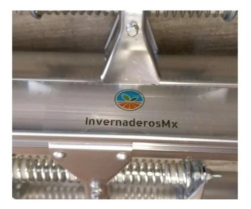 ZANCOS INVERNADERO 48 - 64 PULGADAS / 122 - 163 CM ALUMINIO + REFACCIONES EXTRA GRATIS