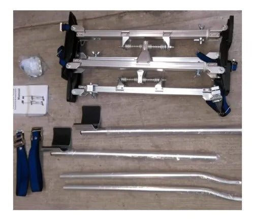 ZANCOS INVERNADERO 48 - 64 PULGADAS / 122 - 163 CM ALUMINIO + REFACCIONES EXTRA GRATIS