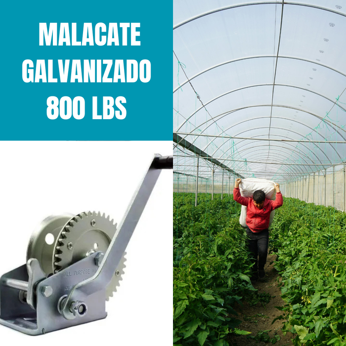 MALACATE 800 LBS GALVANIZADO