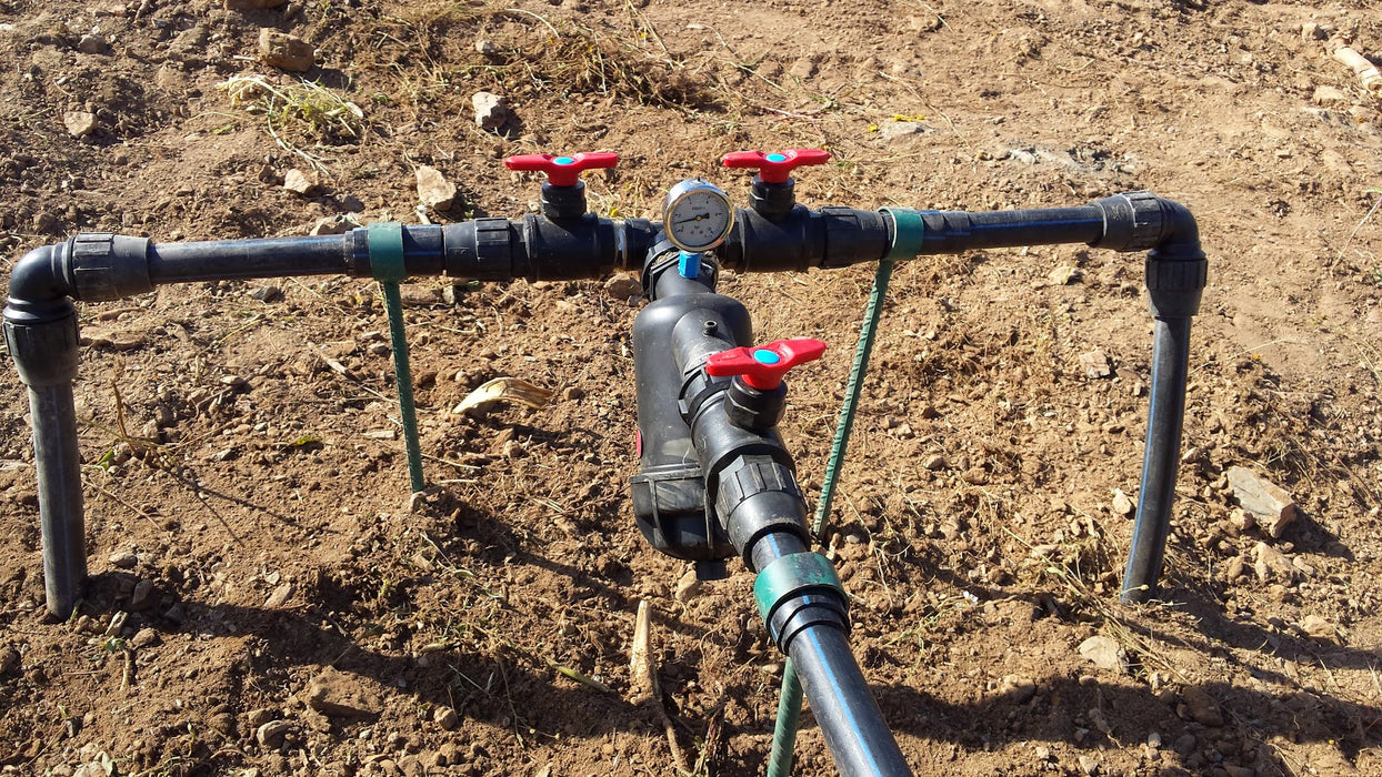 FILTRO DISCO TEE 1 - 1/2" + ADAPTADORES + REPUESTO EXTRA