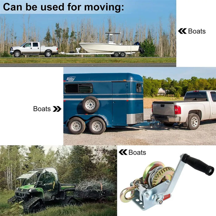 12 MALACATES 800 LBS GALVANIZADOS