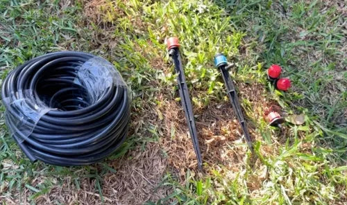 SISTEMA DE RIEGO X GOTEO 25m PARA JARDÍN / HUERTO / INVERNADERO #002