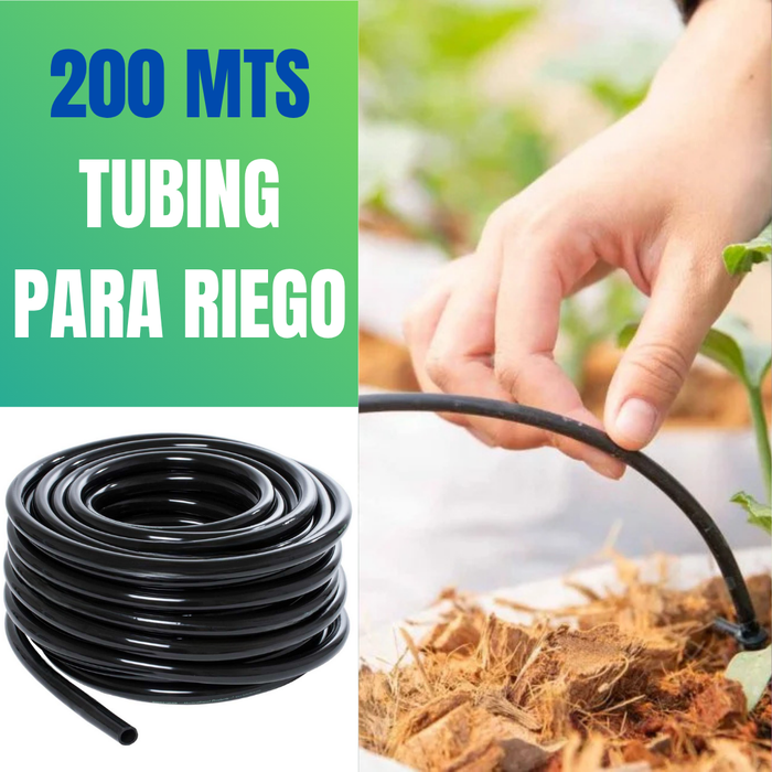 200MTS DE MICROTUBING PARA RIEGO / JARDÍN