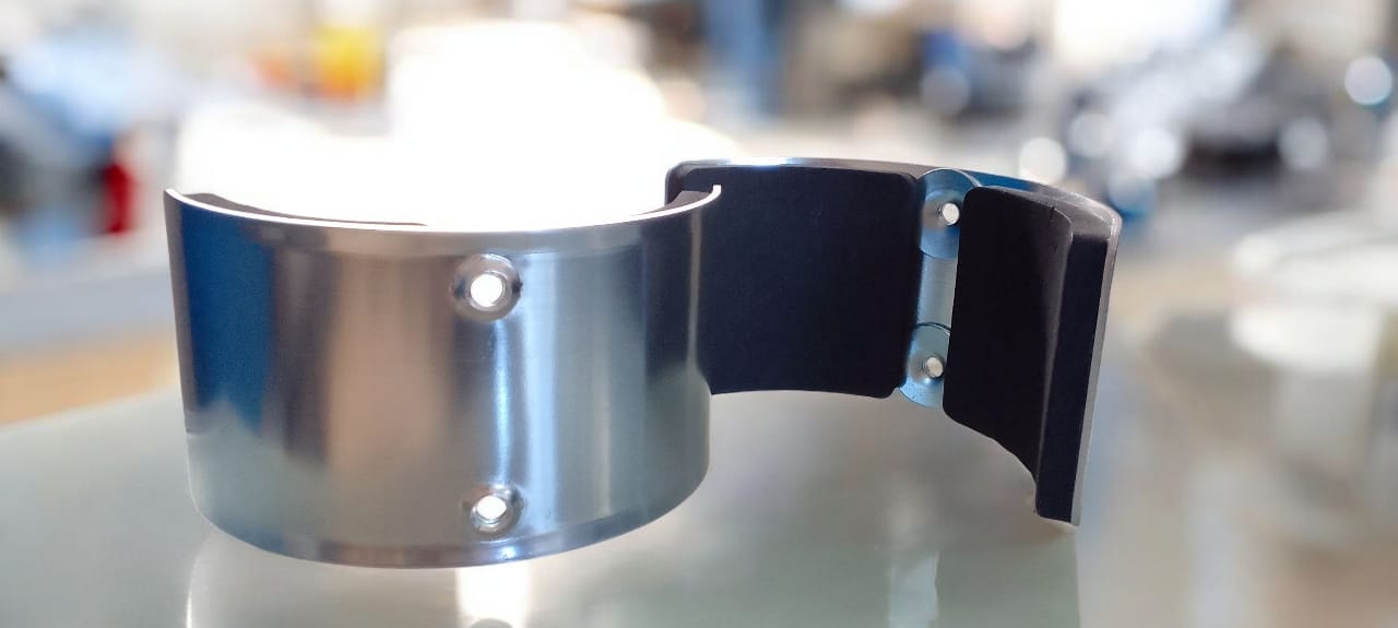 ZANCOS INVERNADERO 48 - 64 PULGADAS / 122 - 163 CM ALUMINIO + SOPORTES P/PIERNA GRATIS