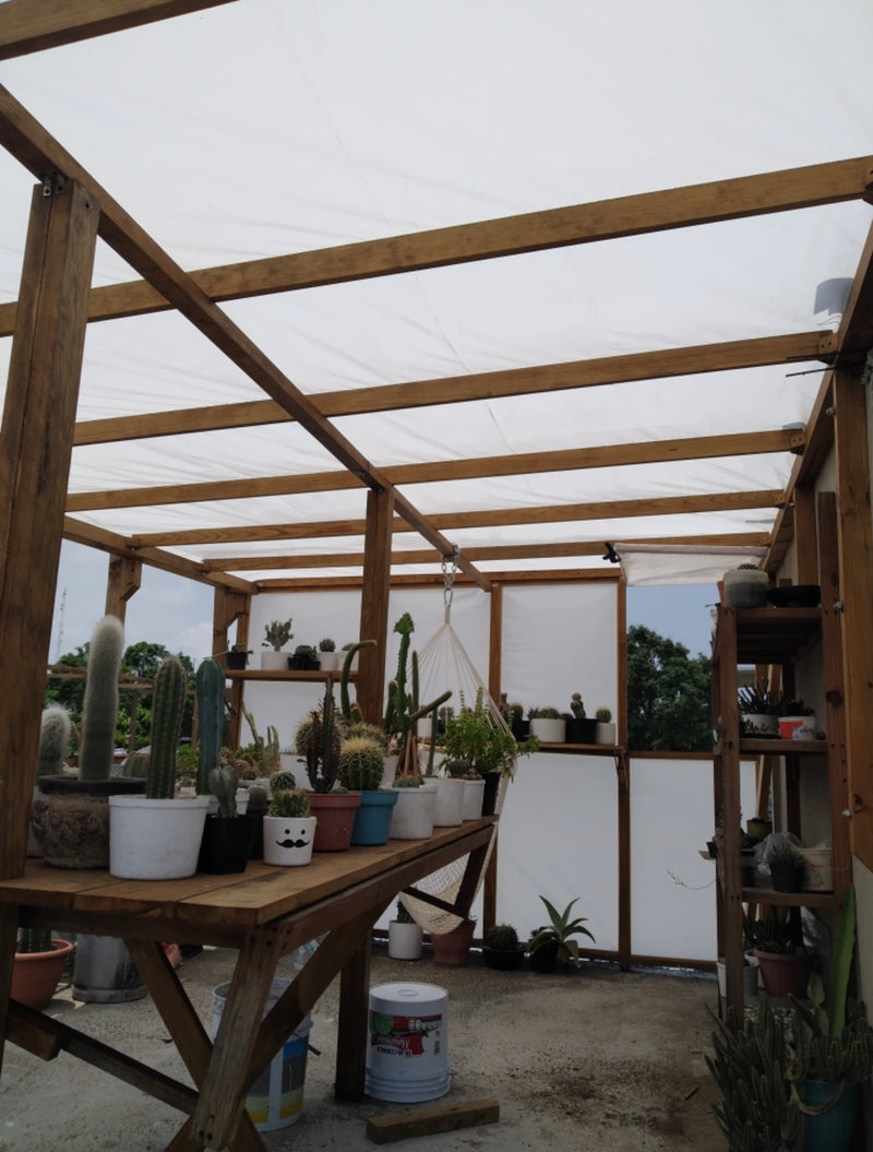 PLÁSTICO INVERNADERO 8.40m x 5m - 25% SOMBRA