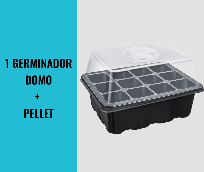 GERMINADOR + DOMO 12 CAVIDADES + PELLET